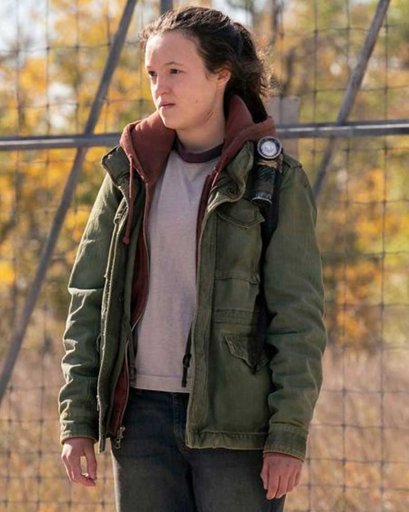 The Last of Us 2023 Bella Ramsey Green Jacket