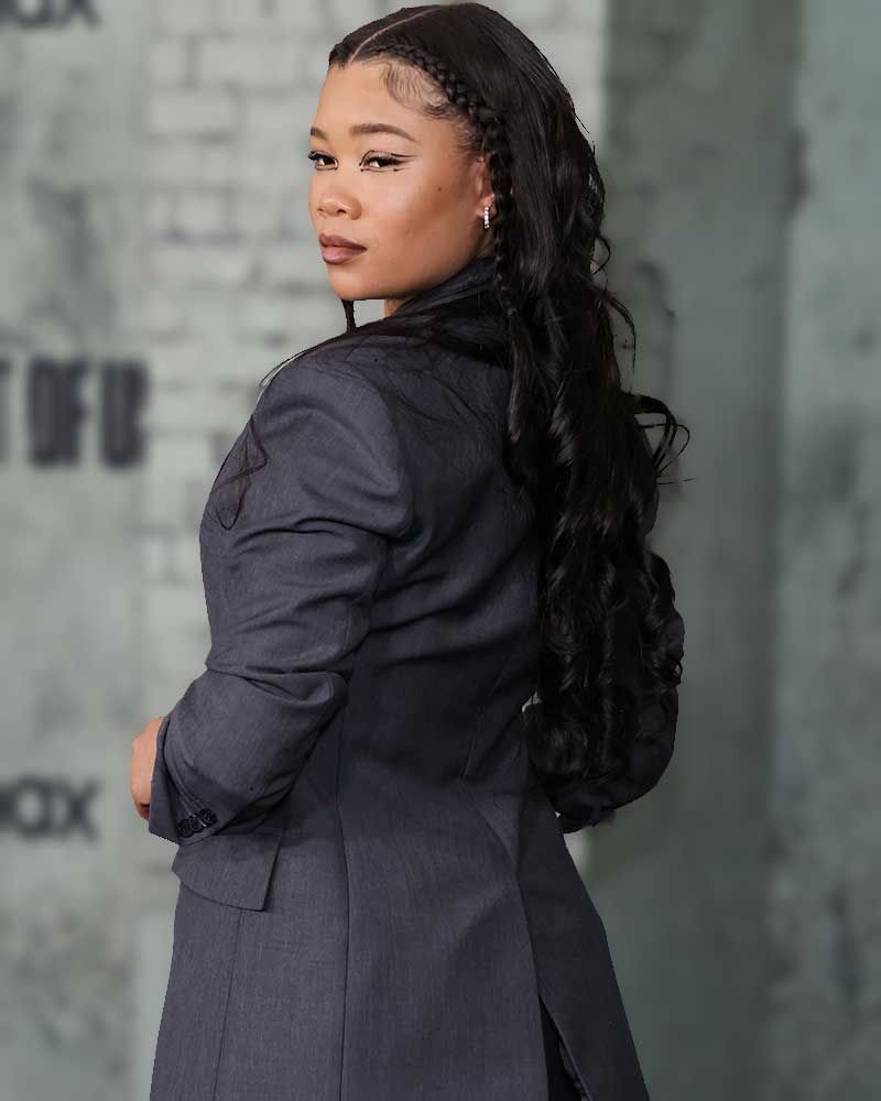 The Last of Us Event 2023 Storm Reid Grey Blazer