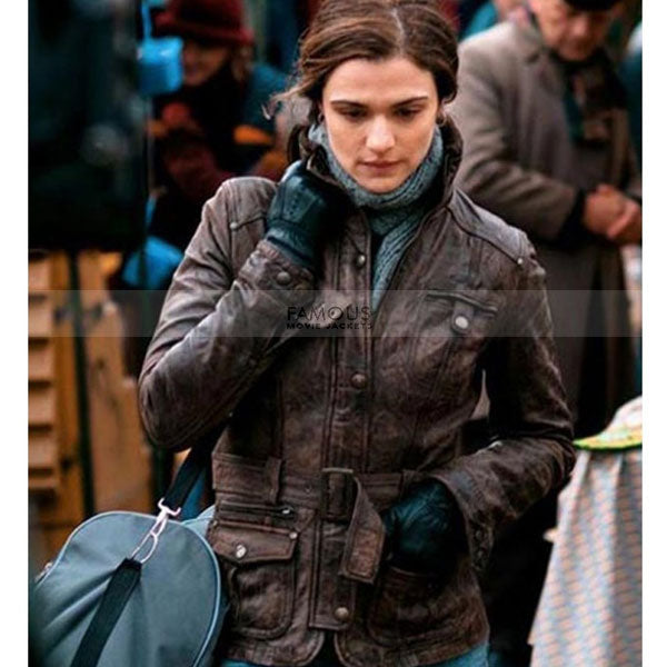 The Whistleblower Rachel Weisz Brown Leather Jacket