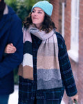 This Is Christmas 2022 Kaya Scodelario Plaid Coat 2