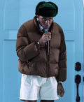 Tyler the Creator Puffer Brown Jacket