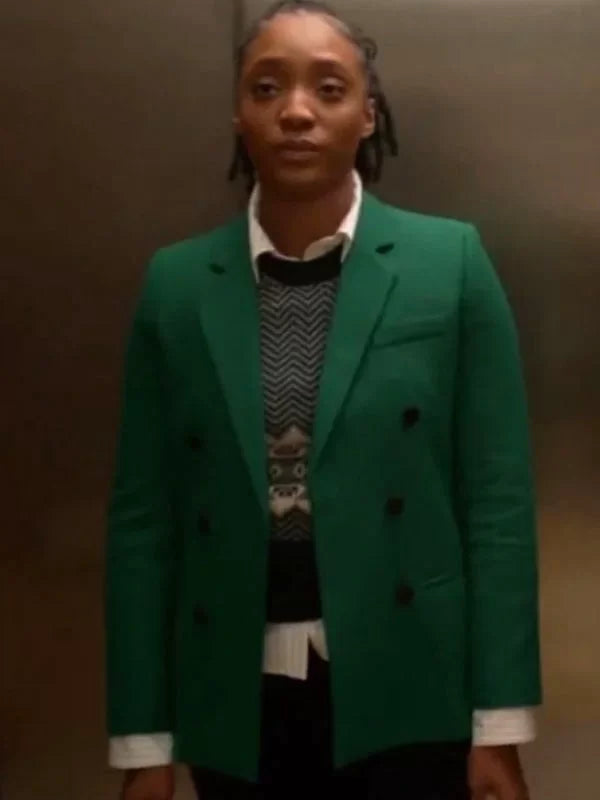 Will Trent Faith Mitchell Green Blazer For Women