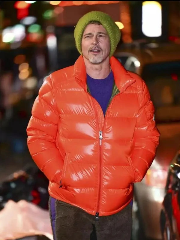 Wolves 2024 Brad Pitt Puffer Jacket