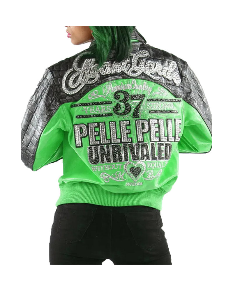 Pelle Pelle Avant Garde Green 37 Years Strong Jacket