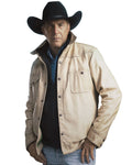 Yellowstone S05 John Dutton White Bomber Jacket 1