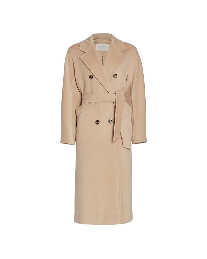 You S04 Kate Galvin Beige Double Breasted Coat