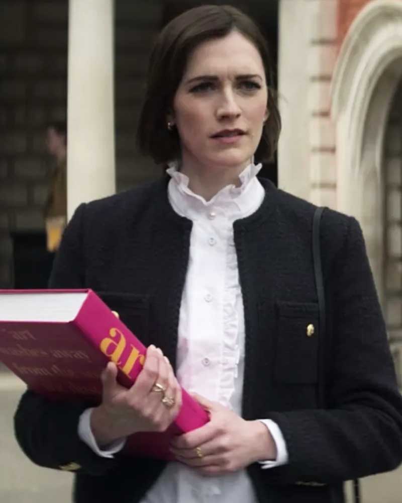 You S04 Charlotte Ritchie Black Jacket