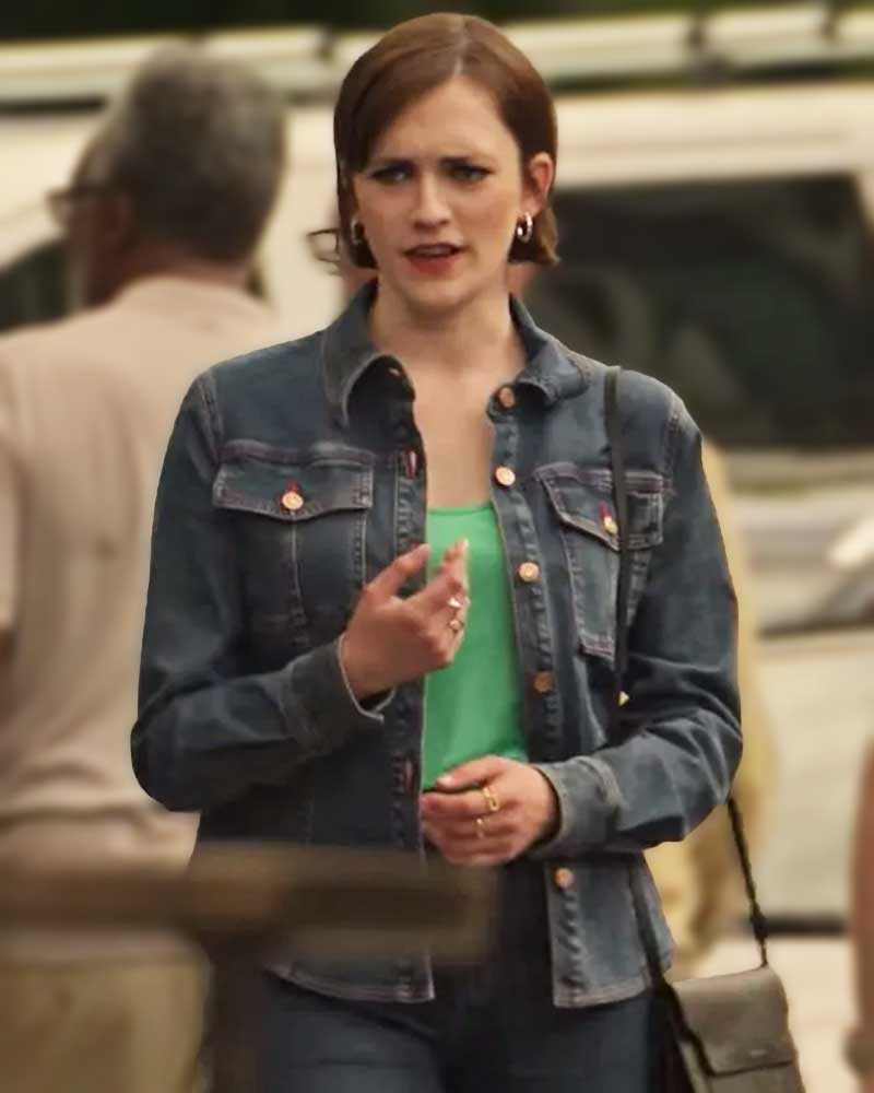 You S04 Kate Galvin Blue Denim Jacket