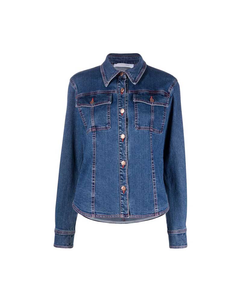 You S04 Kate Galvin Blue Denim Jacket