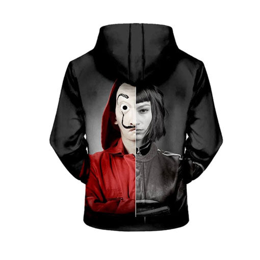 Money Heist Tokyo La Casa De Papel Printed Hoodie